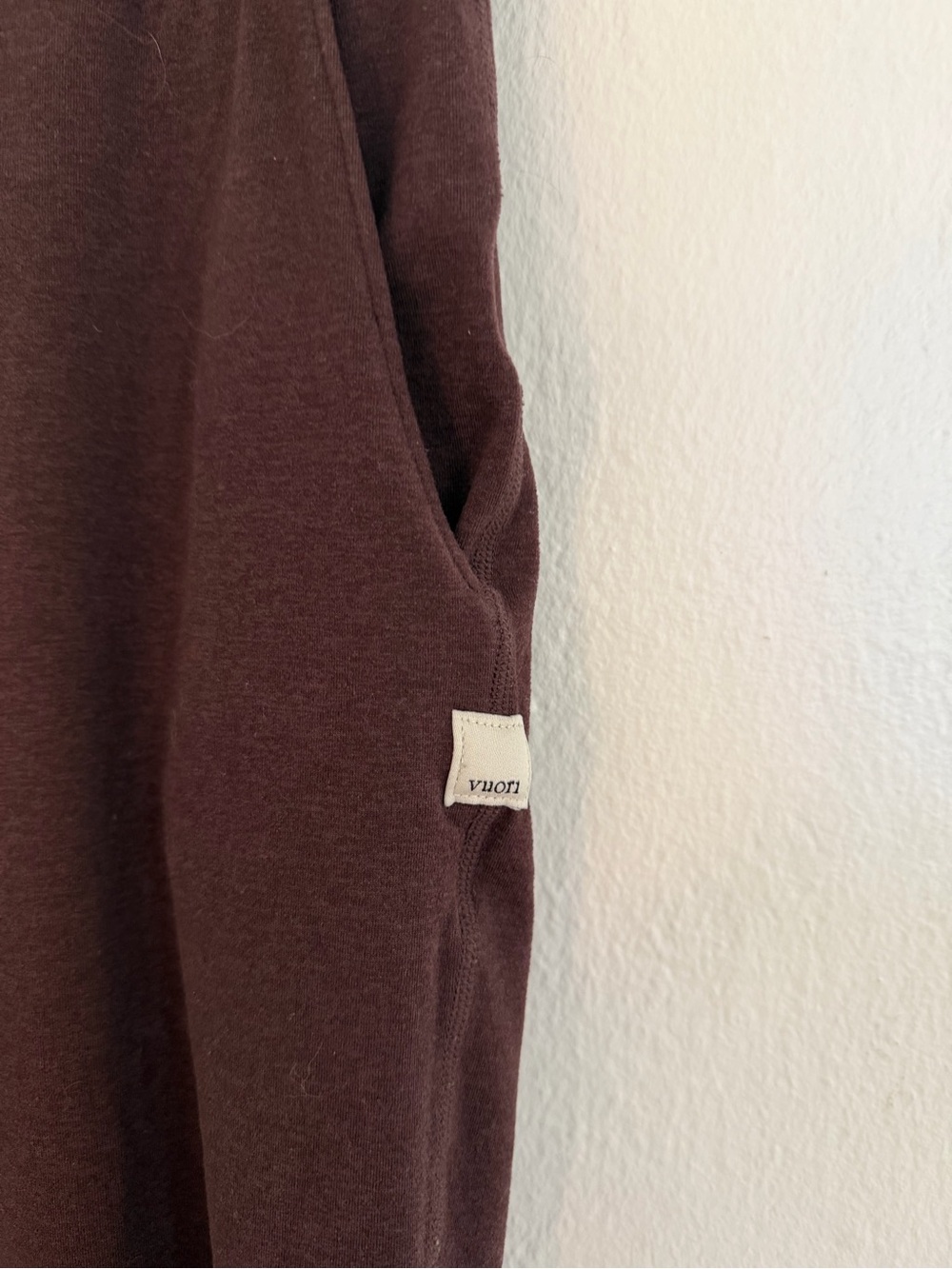 Vuori Chocolate Brown Drawstring Joggers - Picture 2 of 4